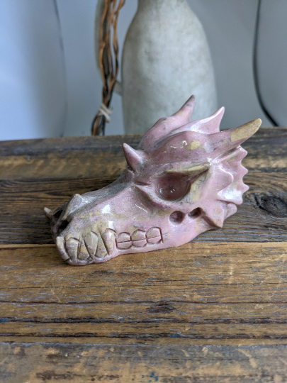 Rhodonite Dragon Head 4 inches*