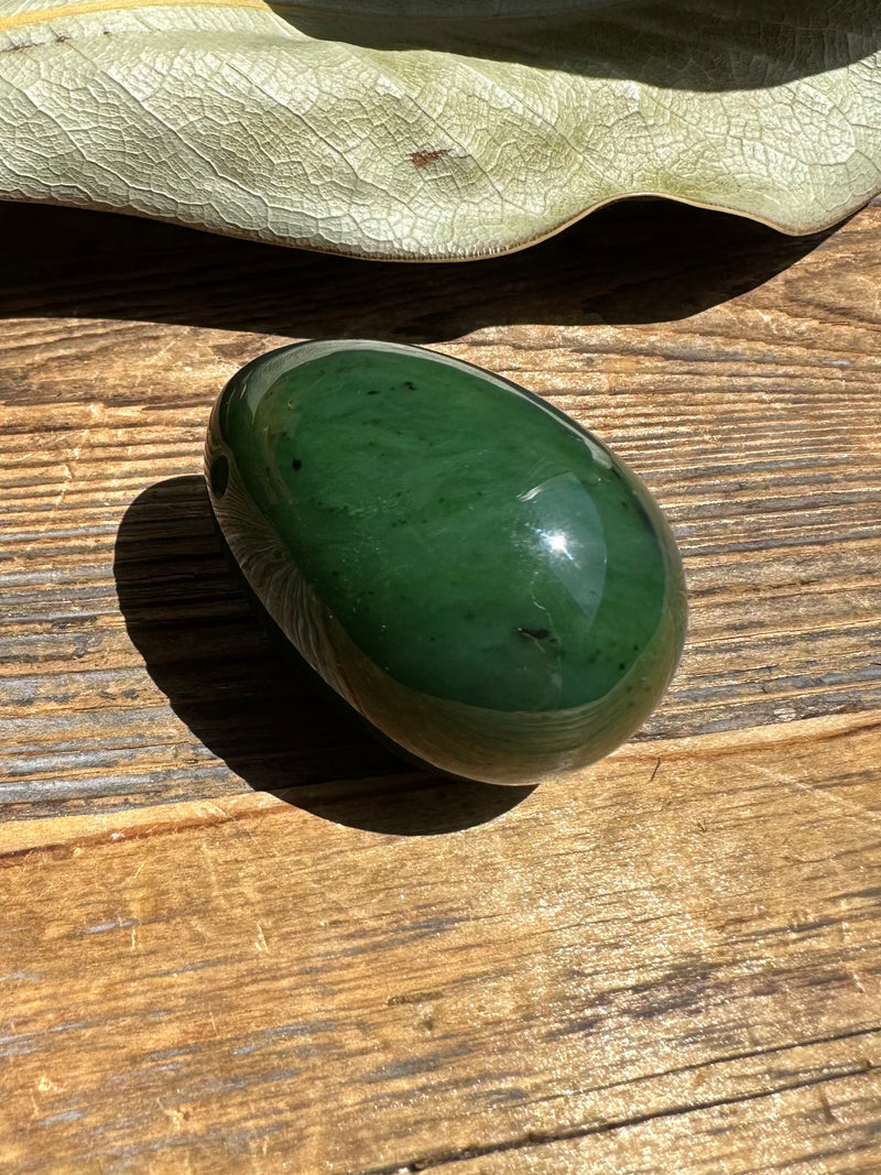 Canadian Nephrite Yoni Egg, 1.75"