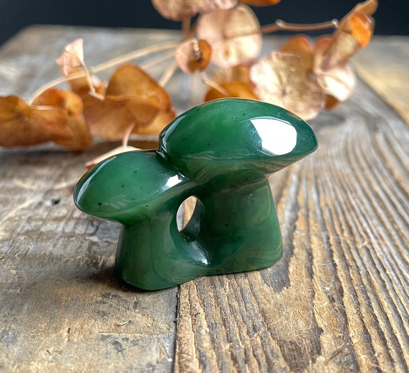 Jade Mushrooms, 1.5"