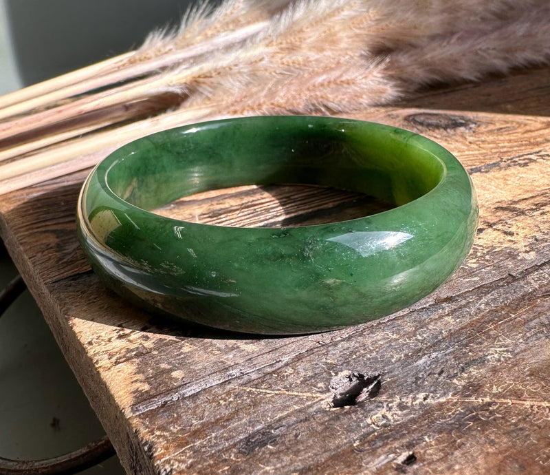 Canadian Jade Bangle, 62x18mm