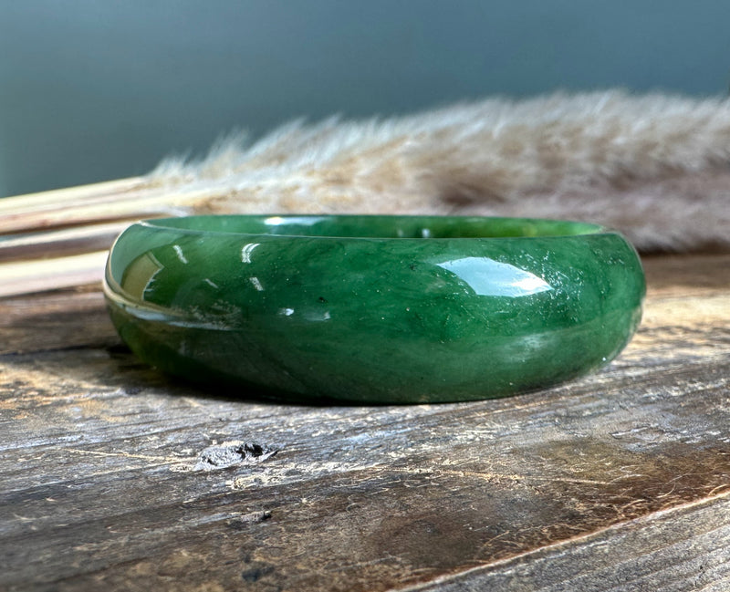 Canadian Jade Bangle, 62x18mm