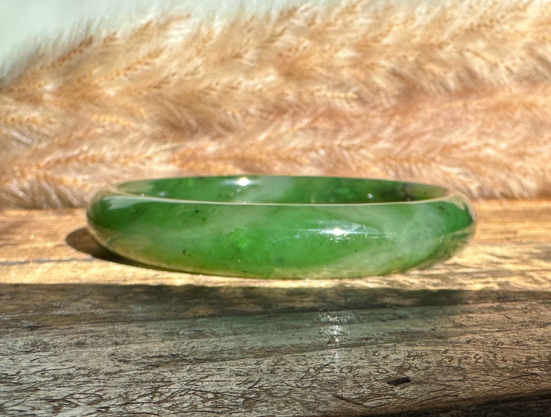 Canadian Jade Bangle 62 x 11.5mm