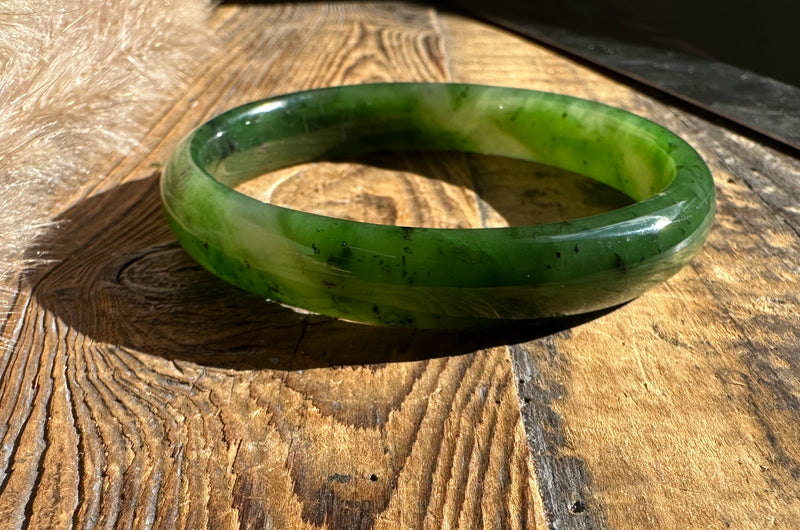 Canadian Jade Bangle 62 x 11.5mm