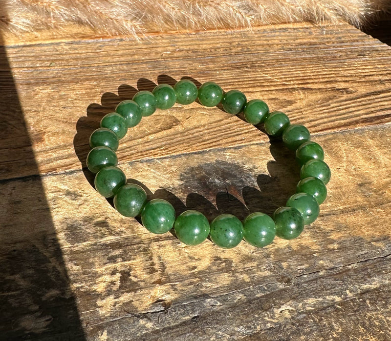 8mm Bead Bracelet, 6.5"