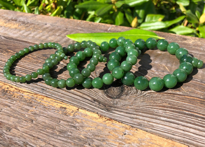 Canadian Jade Bead Bracelets