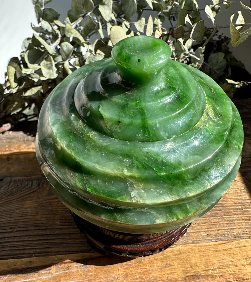 Polar Jade Pot, 4.2"*