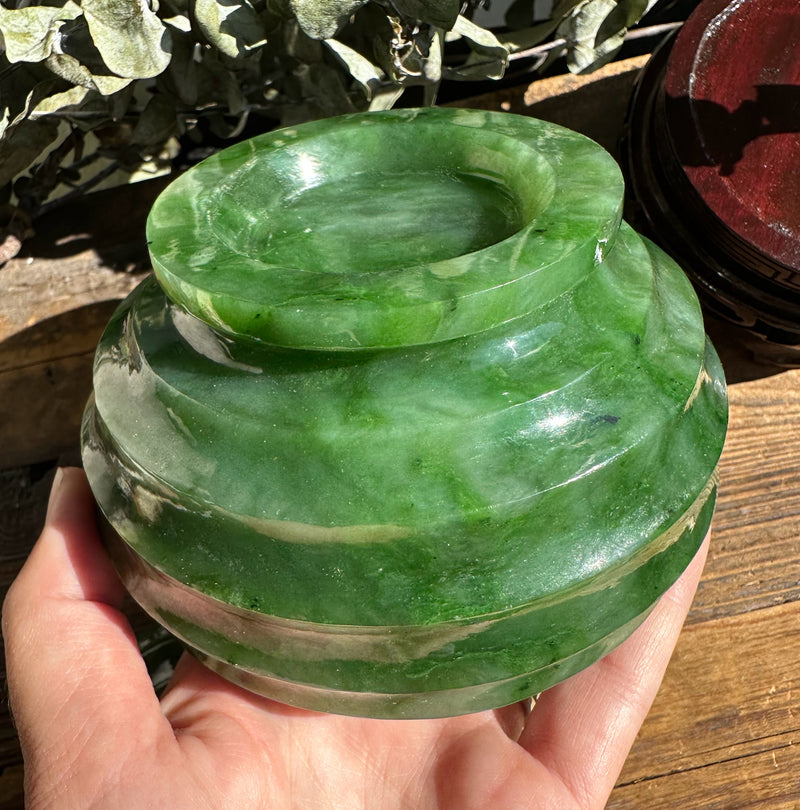 Polar Jade Pot, 4.2"*