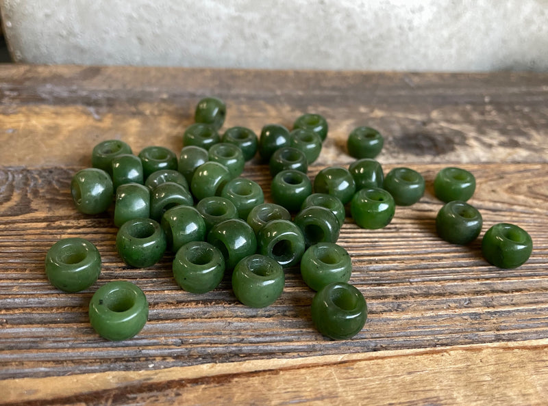 Jade Bead, 12x8mm (sold individually)