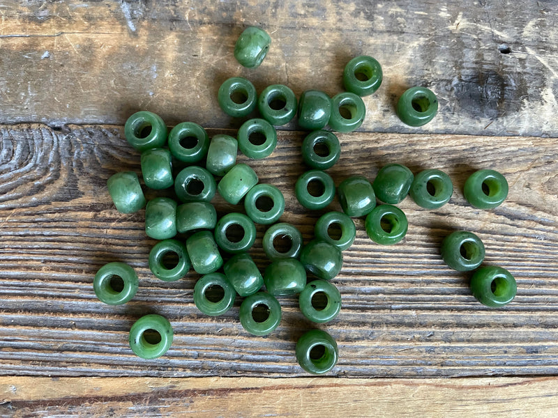 Jade Bead, 12x8mm (sold individually)